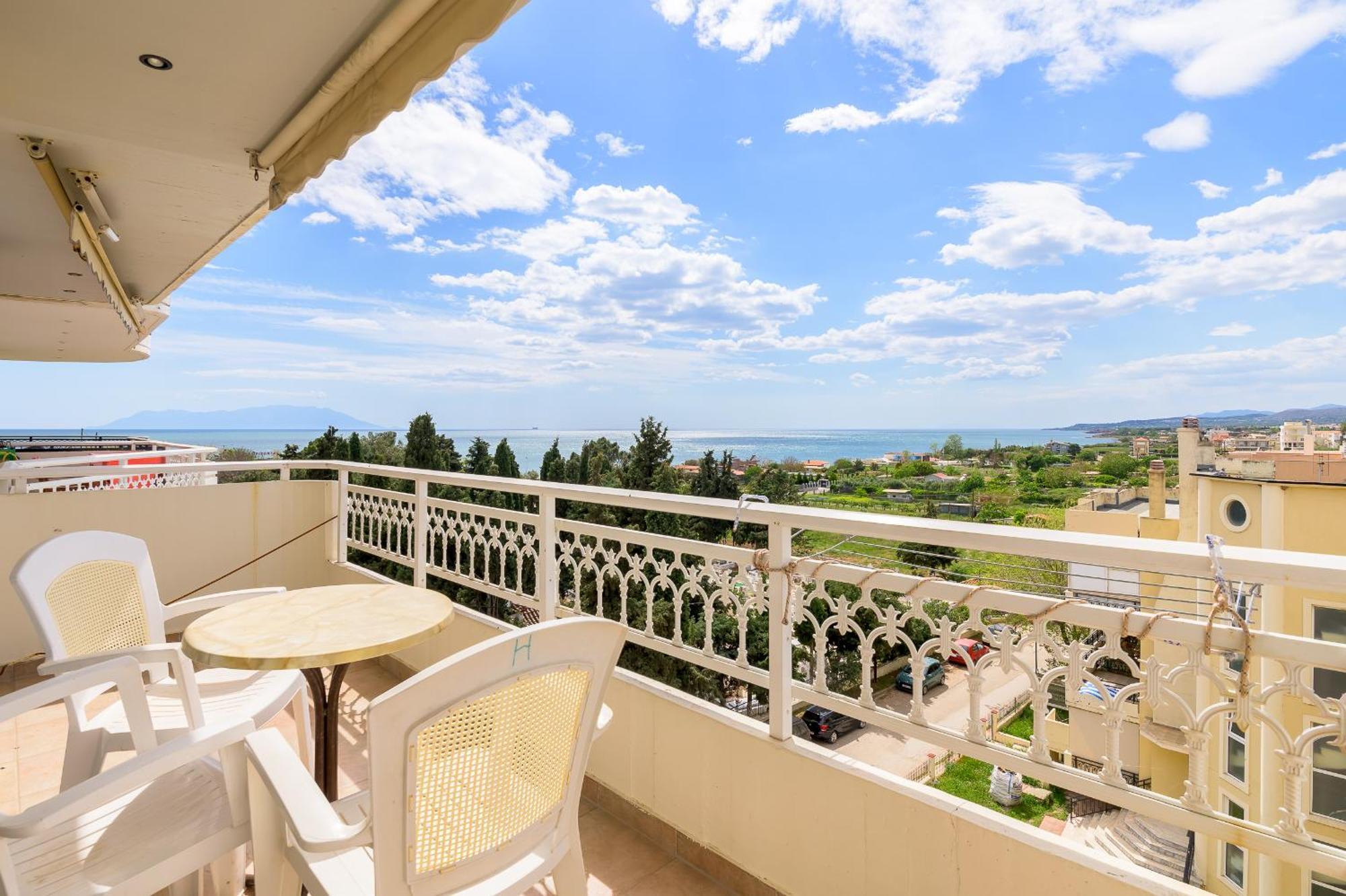 Sea View Apartment Néa Khilí Dış mekan fotoğraf